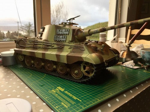 Tamiya KT camouflage scheme Right side