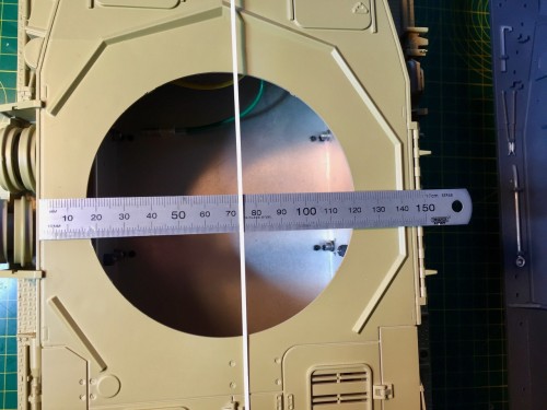 Tamiya Pz IV turret offset