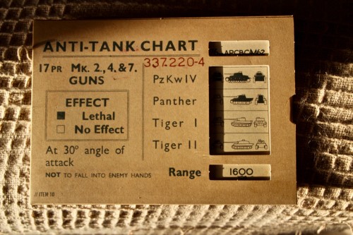 Anti-tank penetration 76mm gun at 1600 yds