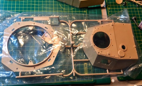 Tamiya Pz IV Turret sprue..