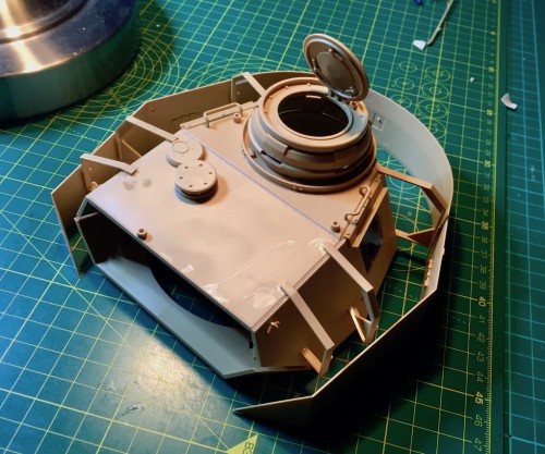 Tamiya Pz IV Turret components added