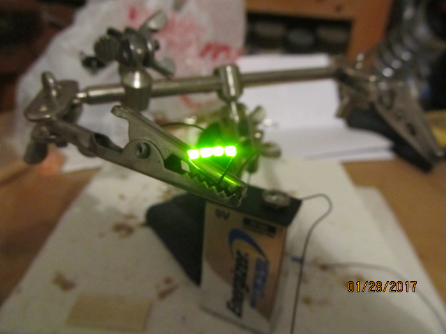 got them working, but not sure how I will proceed with this idea.