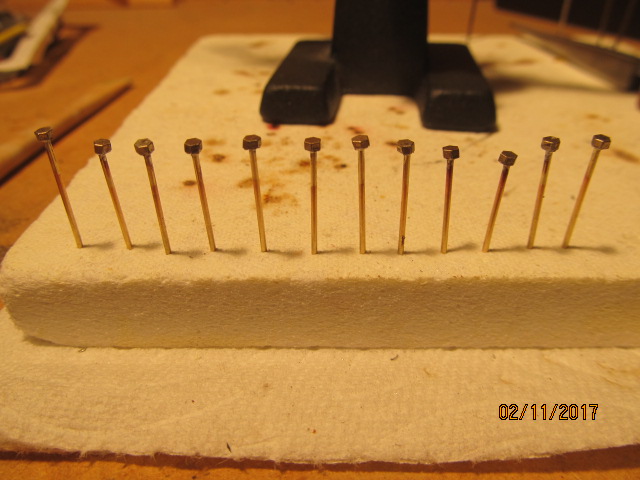 All 12 HEX Heads completed. Will Install at later date.