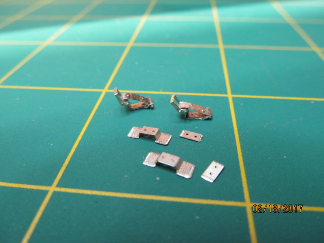 Base plates bending complete and clamps assembled.