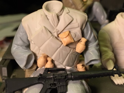 1/16 US tank crew and riders