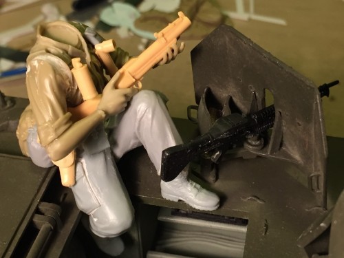 1/16 US tank crew and riders