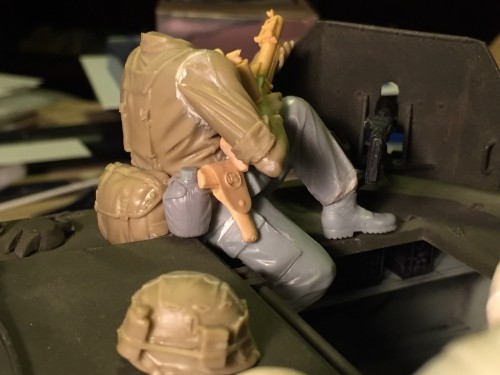 1/16 US tank crew and riders
