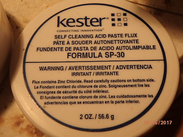 Lester self cleaning acid flux
