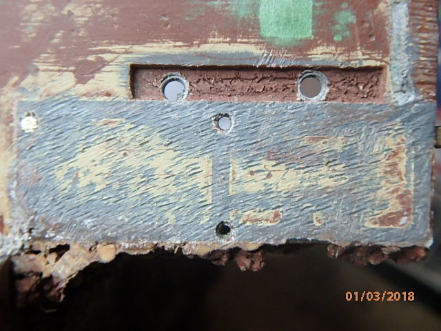 Cleaned up mounting area.