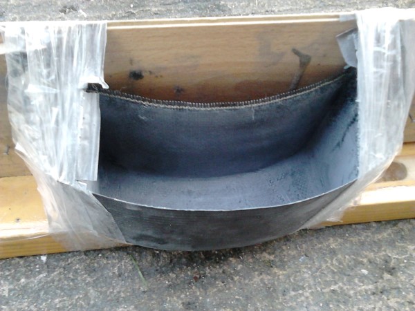 Jigged rear box sections.