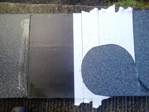 Cut new sheet cf