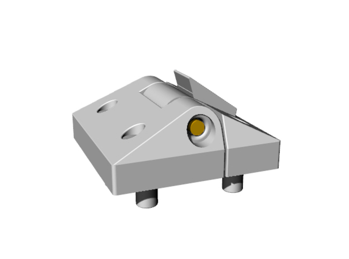 Workable hinge for German tanks