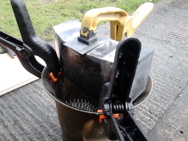 Rear box being added to.