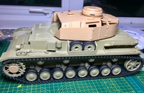 Turret update.. The Posing Panzer.