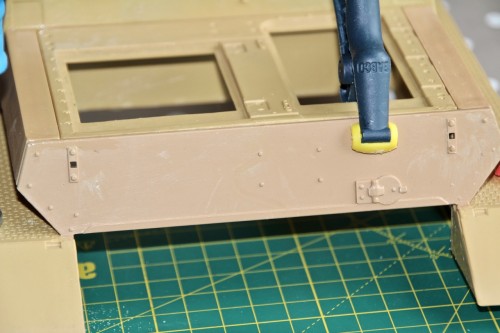 Asiatam StuG IV fitting the rear armour plate