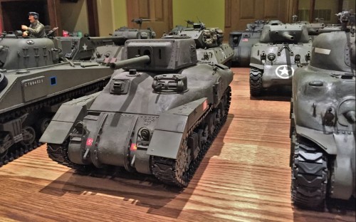 1/16 scale Sherman based battle line up