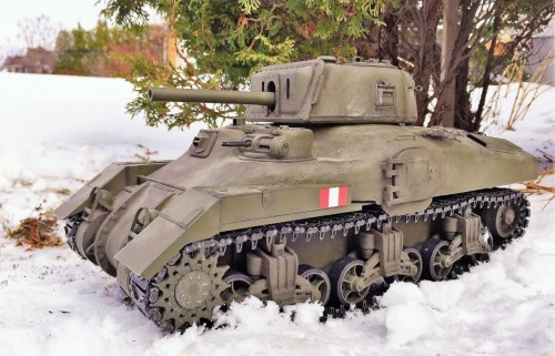 Vandra Ram II tank 1/16 RC Sherman conversion