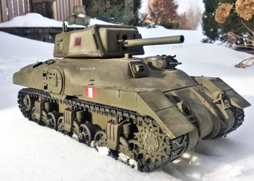 Vandra Ram II tank 1/16 RC Sherman conversion