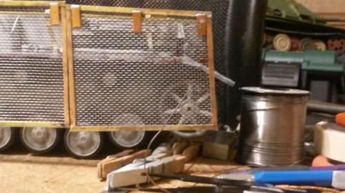 Back end of shields