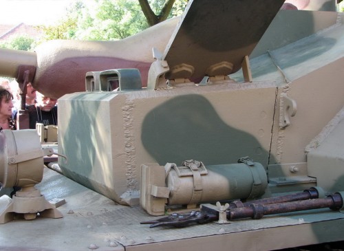 StuG IV driver's upper compartment