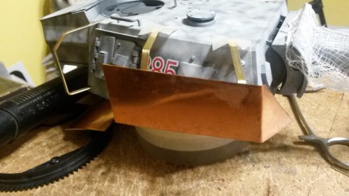 First plate installed