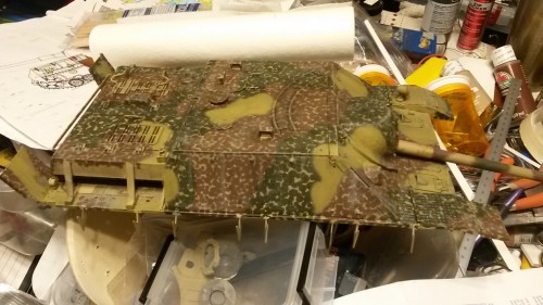 after dry brushing