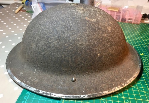 British WW2 Steel Helmet- 1942
