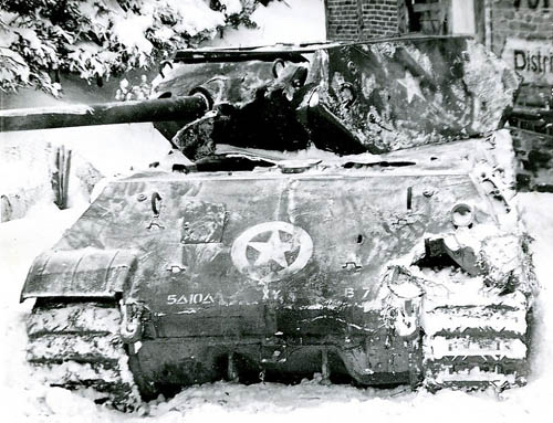 Destroyed Ersatz M10- Panther from Tank Encyclopaedia