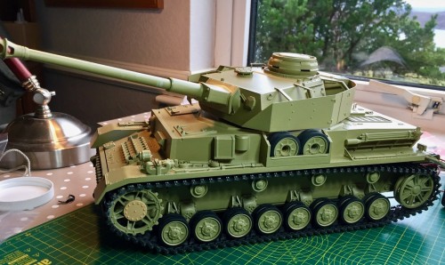 Tamiya Pz IV- Progress update. Exterior complete..ish