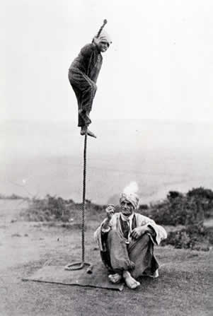 Indian rope trick with Tamiya string