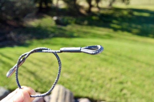 Old Rope painted with XF-56- Metallic Grey