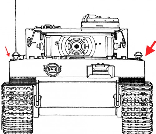Tiger 1 front armour slopes.jpg (337.67 KiB) Viewed 6244 times Slopes on Tiger 1's front armour plate just in front of headlights