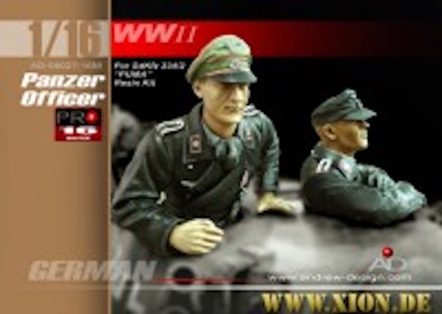 Two Panzer half figures from Xion in Germany