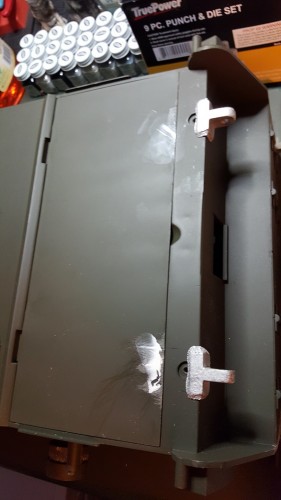 24 hour Loc-Tite epoxy sees the rear tow mounts installed.