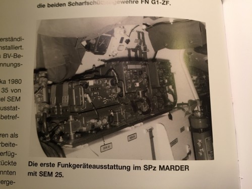 Marder 1A1 interior