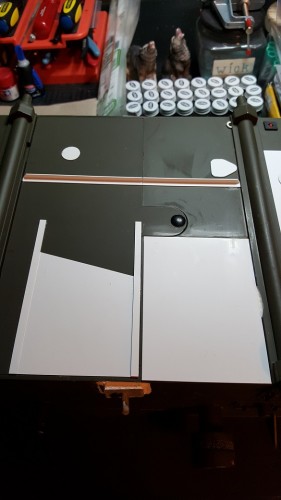 Onto the middle section and finishing up the styrene there...
