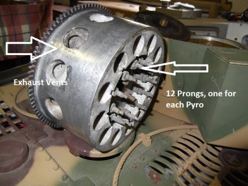 Drum - exhaust ports