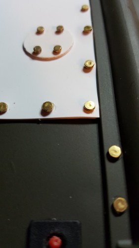A couple of different sizes of brass hardware used here.  172 and 256.