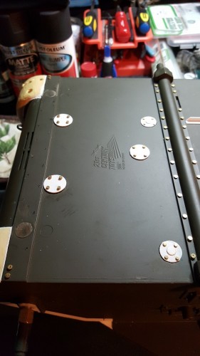 A couple of days for more 256 sized brass to arrive should see the underside done.