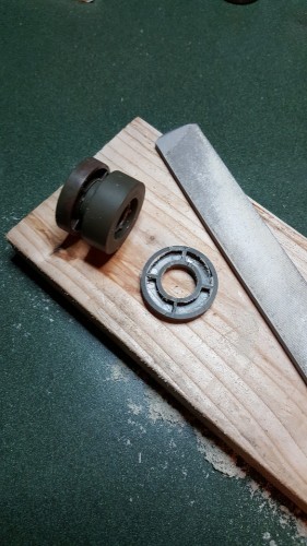 A little filing is required for the spacers to fit perfectly.