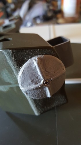Cover drilled and tapped and a grub screw installed for detail...