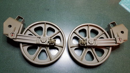 Steel idlers and mounts