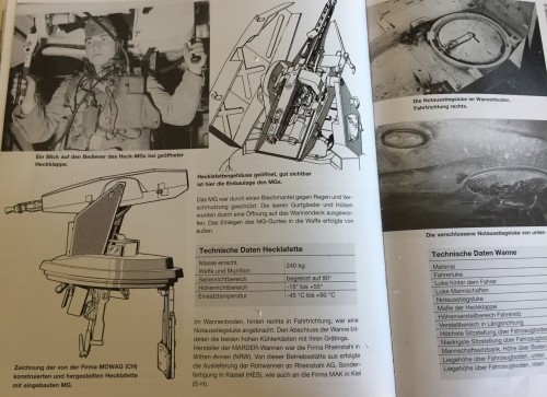 Marder 1A1 rear machine gun