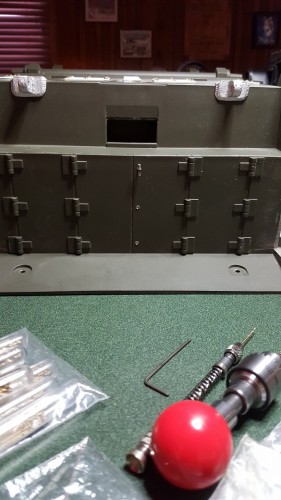 These latches are non functional but add some previously non existent detail to this section of the lower.