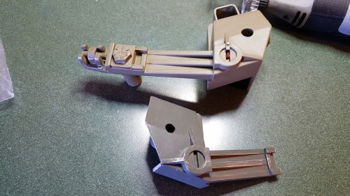 The second arm was still a little long and scraping the side of the external spring box.