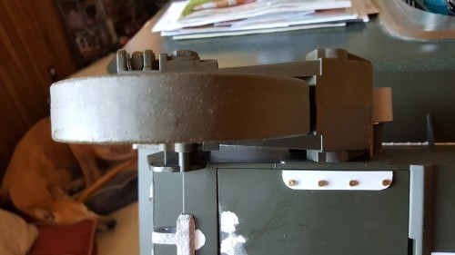 A closeup of the problem