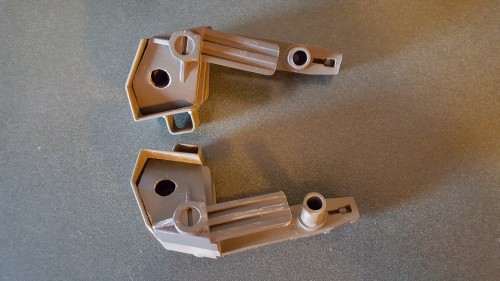 Now this will do for the second arm.  It rides right along the curve of the spring box now