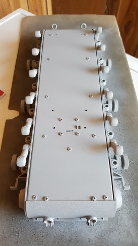 Two coats of the Tamiya metal and plastic Primer