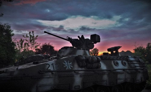 Marder sunset