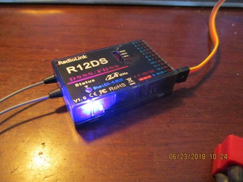 PURPLE LED = SBUS mode